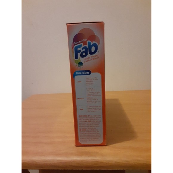fab laundry detergent 20 oz powder summer fun - Picture 2 of 4